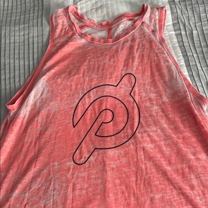 Peloton Vibrant Coral Sleeveless Top